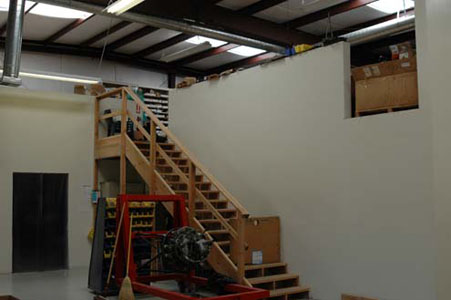 Sample unit equipment area