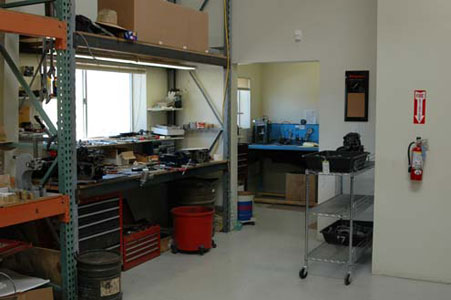 Sample unit shop floor